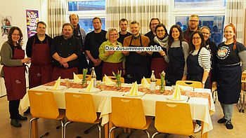 Das Kochteam des CJD Verbundes Niedersachsen Nord im CJD Nienburg